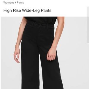 GAP wide leg high rise jeans